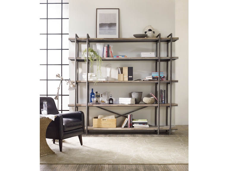 Hooker Furniture Home Office Studio 7H Scaffold Entertainment Console 5382-55494 at Norwood Furniture
