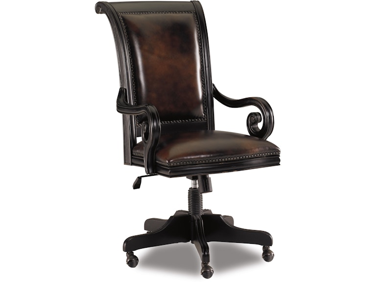 Hooker Furniture Home Office Telluride Tilt Swivel Chair 370-30-220 At Norwood Furniture