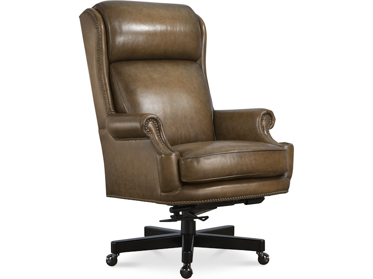 Hooker Furniture Home Office Tucker Executive Swivel Tilt Chair EC841-078 at Norwood Furniture