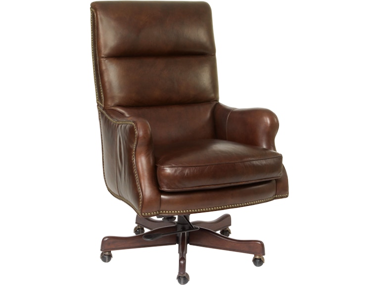 Hooker Furniture Home Office Victoria Executive Swivel Tilt Chair EC389-085 at Norwood Furniture