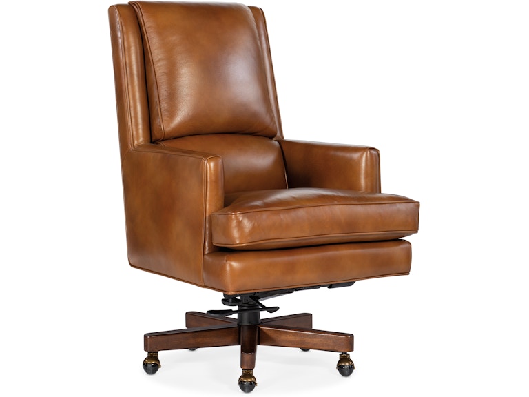 Hooker Furniture Home Office Wright Executive Swivel Tilt Chair EC387-C7-085 at Norwood Furniture