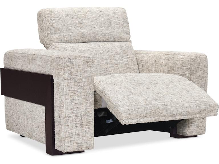 Hooker Furniture Living Room Atlas Power Recliner with Power Headrest SS444-PH1-415 at Norwood Furniture
