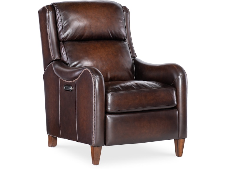Hooker Furniture Living Room Carrington Power Recliner with Power Headrest RC819-PH-088 at Norwood Furniture