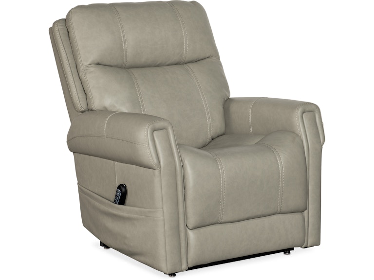Hooker Furniture Living Room Carroll Power Recliner w/ PH Lumbar and Lift RC603-PHLL4-091 at Norwood Furniture