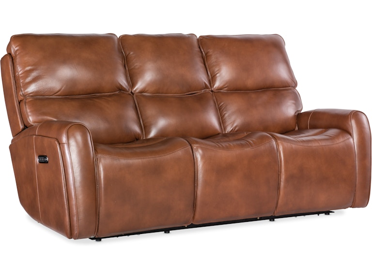 Hooker Furniture Living Room Crosby Zero Gravity Power Sofa with Power Headrest and Lumbar SS741-PHZL3-080 at Norwood Furniture