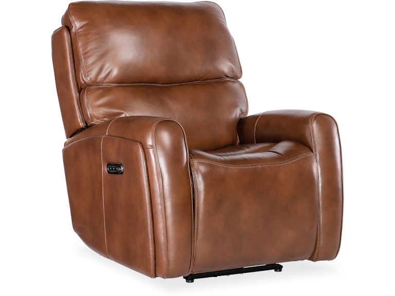 Hooker Furniture Living Room Crosby Zero Gravity Power Recliner with Power Headrest and Lumbar SS741-PHZL1-080 at Norwood Furniture