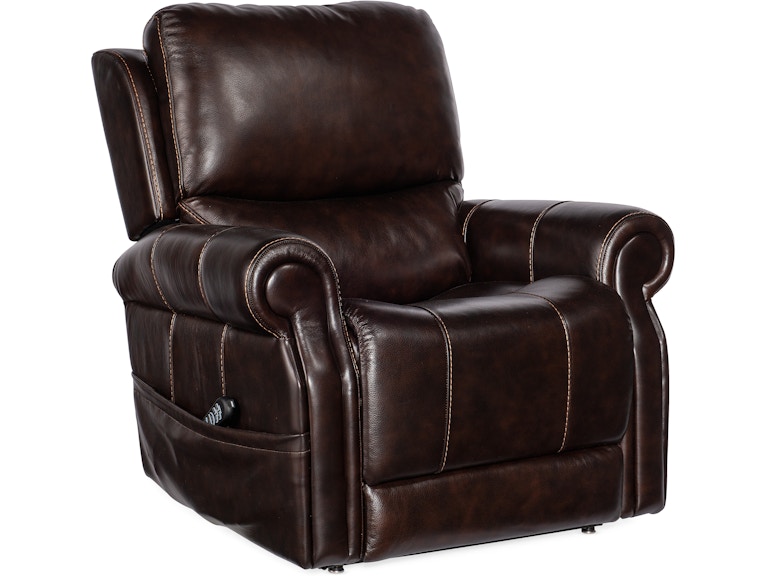 Hooker Furniture Living Room Eisley Power Recliner w/PH Lumbar and Lift RC602-PHLL4-089 at Norwood Furniture