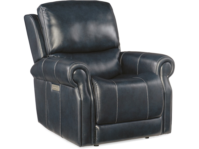 Hooker Furniture Living Room Eisley Power Recliner with Power Headrest and Lumbar RC602-PHZL-049 at Norwood Furniture