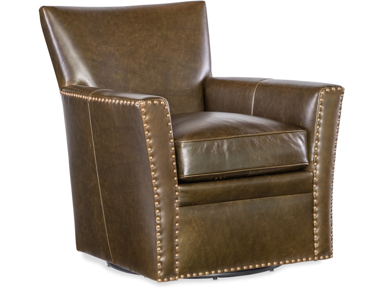 Hooker Furniture Living Room Emeral Swivel Chair CC305-SW-020 at Norwood Furniture