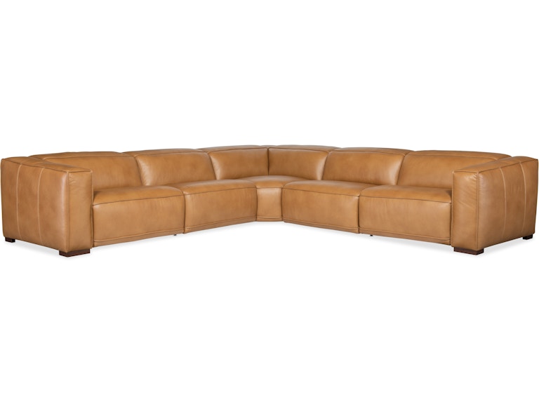 Hooker Furniture Living Room Fresco 5 Seat Sectional 4-PWR SS404-5PC4-080 at Norwood Furniture