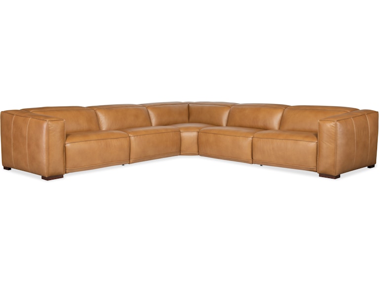 Hooker Furniture Living Room Fresco 5 Seat Sectional 3-PWR SS404-5PC3-080 at Norwood Furniture