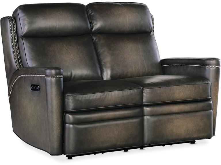 Hooker Furniture Living Room Hamilton Power Loveseat w/Power Headrest SS116-PHZ2-095 at Norwood Furniture