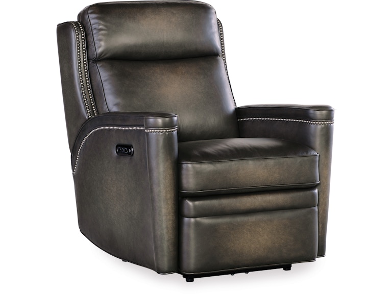 Hooker Furniture Living Room Hamilton Power Recliner w/Power Headrest SS116-PHZ1-095 at Norwood Furniture
