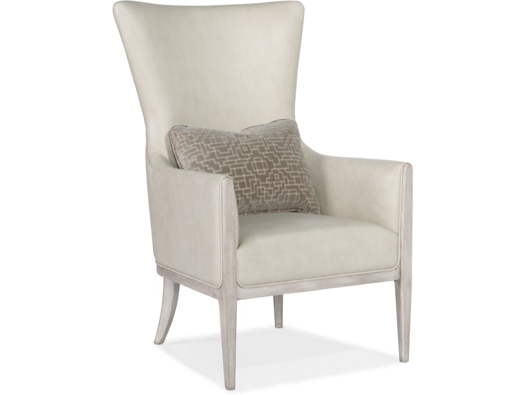 Hooker Furniture Living Room Kyndall Club Chair with Accent Pillow CC903-003 at Norwood Furniture