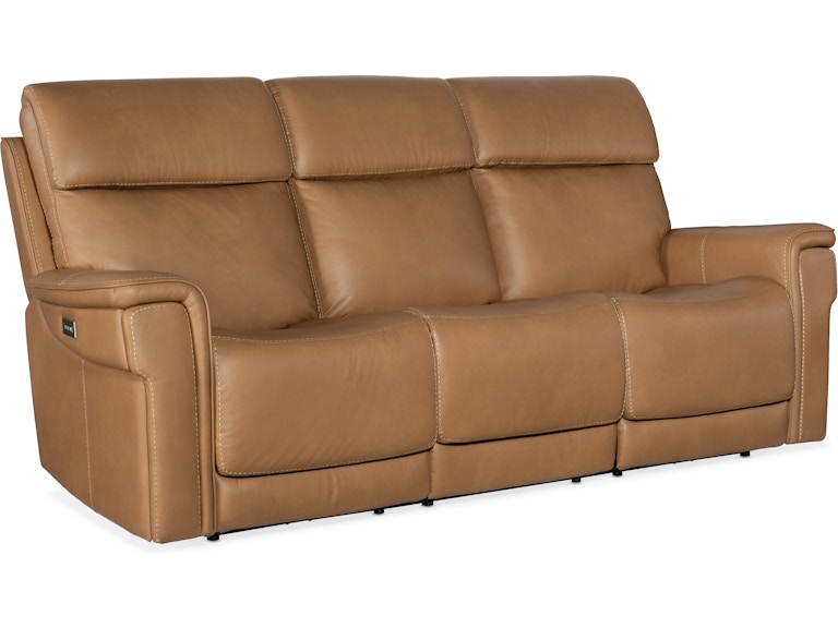 Hooker Furniture Living Room Lyra Zero Gravity Power Sofa with Power Headrest and Lumbar SS608-PHZL3-082 at Norwood Furniture