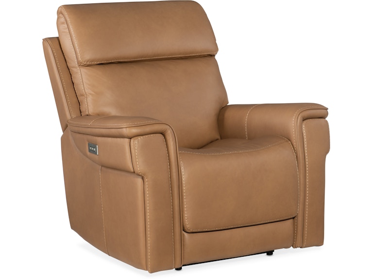Hooker Furniture Living Room Lyra Zero Gravity Power Recliner with Power Headrest and Lumbar SS608-PHZL1-082 at Norwood Furniture
