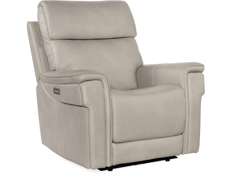 Hooker Furniture Living Room Lyra Zero Gravity Power Recliner with Power Headrest and Lumbar SS608-PHZL1-091 at Norwood Furniture