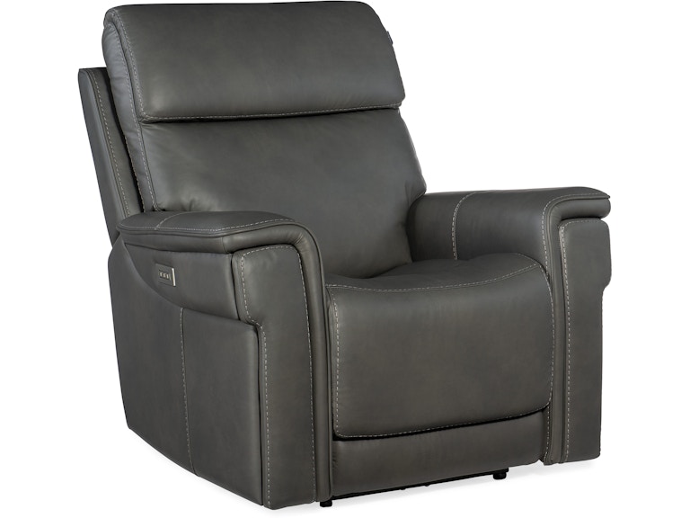 Hooker Furniture Living Room Lyra Zero Gravity Power Recliner with Power Headrest and Lumber SS608-PHZL1-093 at Norwood Furniture