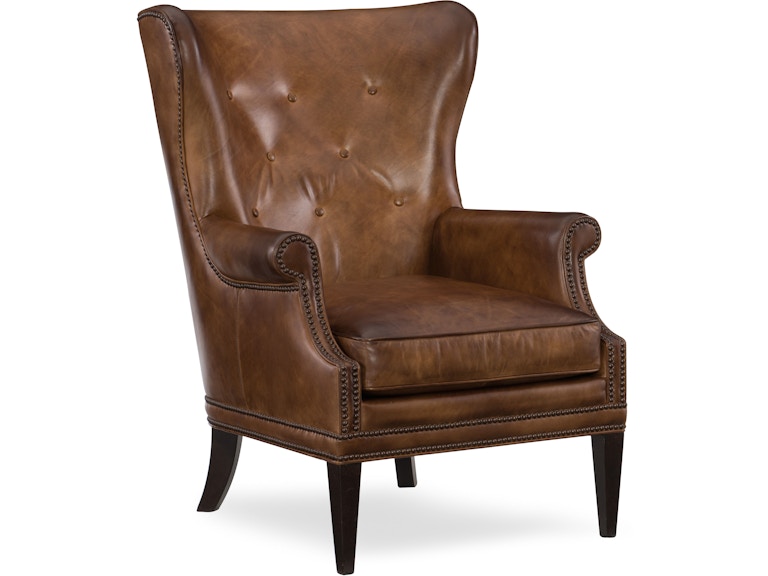 Hooker Furniture Living Room Maya Wing Club Chair CC513-083 at Norwood Furniture