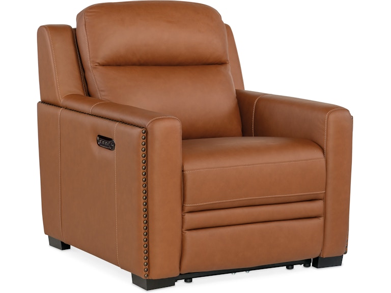 Hooker Furniture Living Room McKinley Power Recliner with Power Headrest & Lumbar SS105-PHL1-065 at Norwood Furniture