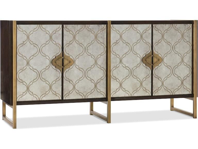 Hooker Furniture Living Room Melange Classic Credenza 638-85390-DKW At Norwood Furniture