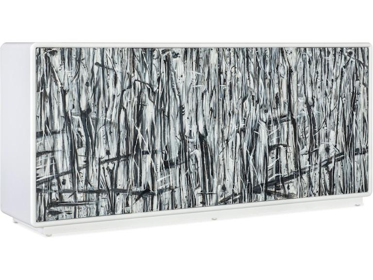Hooker Furniture Living Room Melange Graffitio Credenza 628-85704-02 at Norwood Furniture