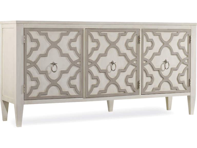 Hooker Furniture Living Room Melange Miranda Credenza 638-85189 at Norwood Furniture