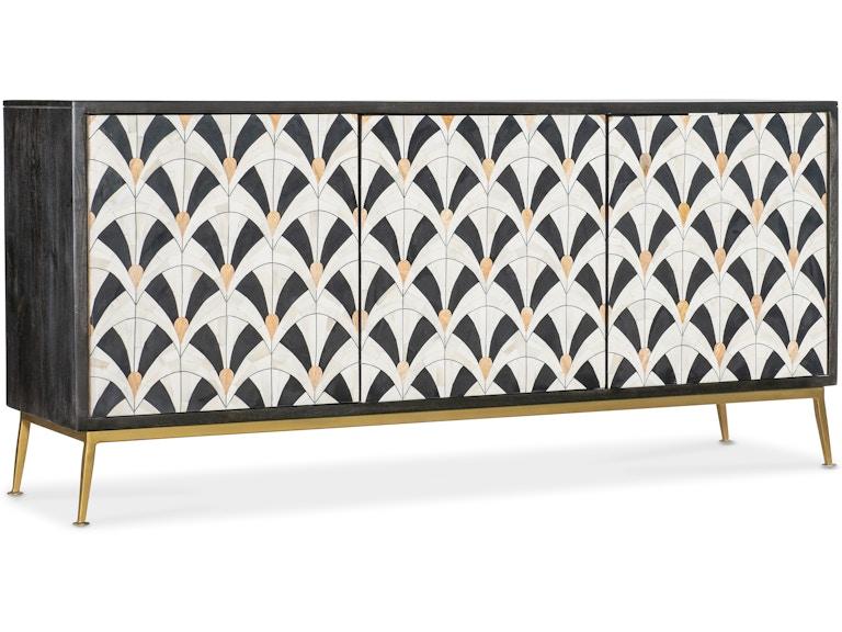 Hooker Furniture Living Room Melange Renee Credenza 628-85718-99 at Norwood Furniture