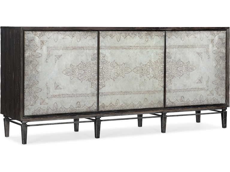 Hooker Furniture Living Room Melange Rosella Console 638-85463-647 at Norwood Furniture