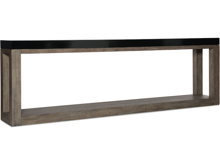 Hooker Furniture Living Room Melange Vienna Console 638-85425-BLK at Norwood Furniture