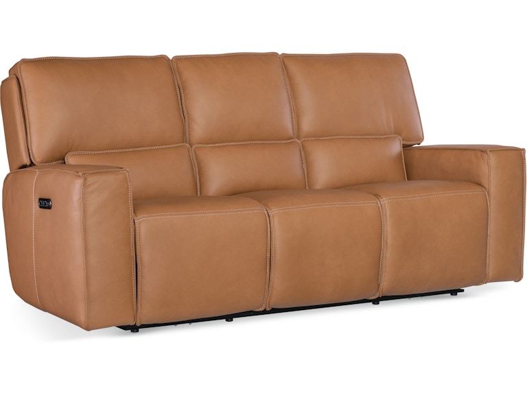 Hooker Furniture Living Room Miles Zero Gravity PWR Sofa w/ PWR Headrest SS727-PHZ3-084 at Norwood Furniture