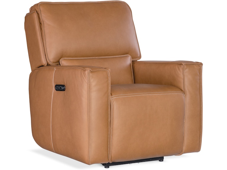 Hooker Furniture Living Room Miles Zero Gravity PWR Recliner w/ PWR Headrest SS727-PHZ1-084 at Norwood Furniture