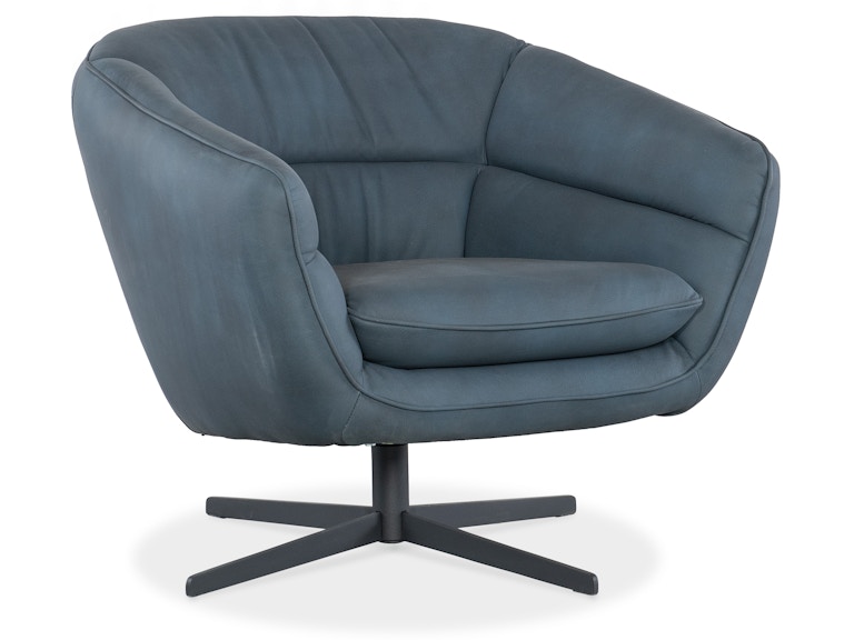 Hooker Furniture Living Room Mina Swivel Chair CC722-SW-049 at Norwood Furniture