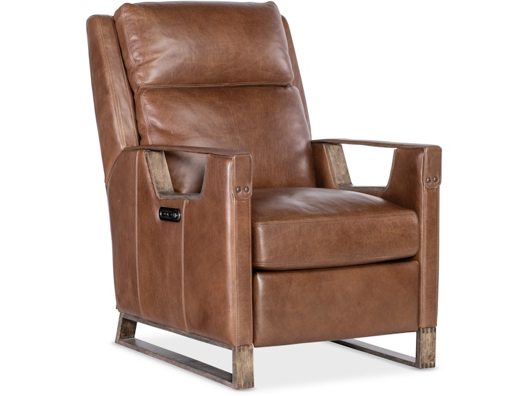 Hooker Furniture Living Room Relic Power Recliner with Power Headrest RC810-PH-082 at Norwood Furniture