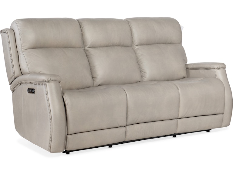 Hooker Furniture Living Room Rhea Zero Gravity Power Recline Sofa with Power Headrest SS703-PHZ3-091 at Norwood Furniture
