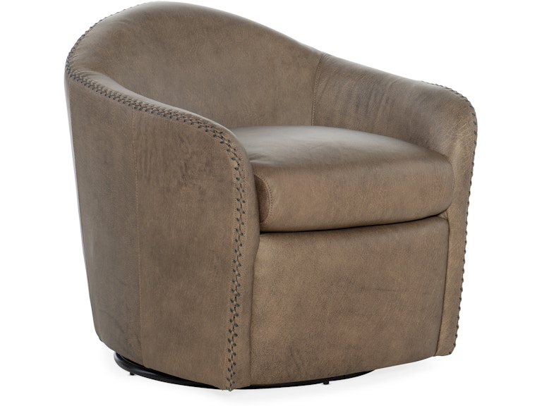 Hooker Furniture Living Room Roper Swivel Club Chair CC533-SW-083 at Norwood Furniture