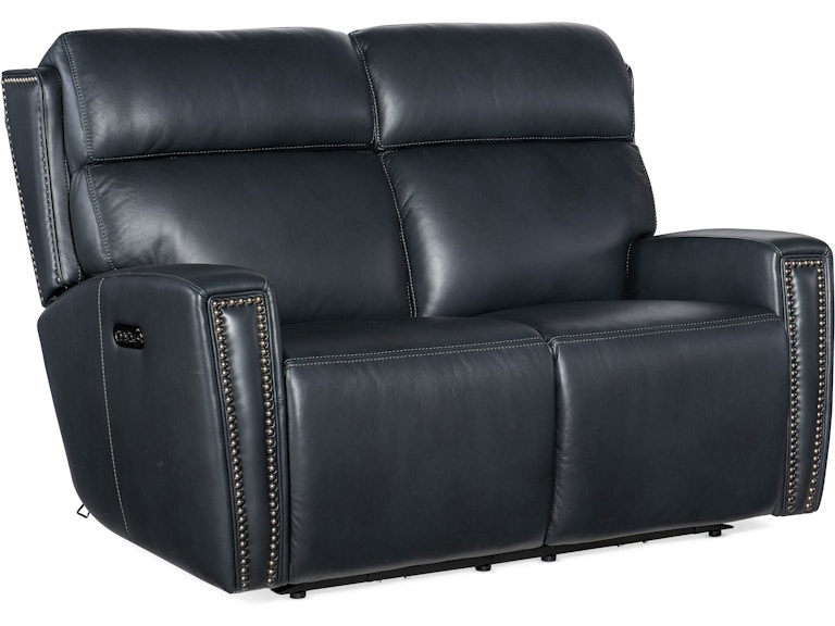 Hooker Furniture Living Room Ruthe Zero Gravity Power Recline Loveseat with Power Headrest SS704-PHZ2-049 at Norwood Furniture