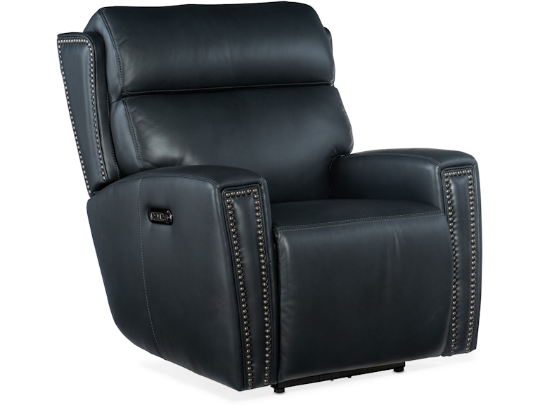 Hooker Furniture Living Room Ruthe Zero Gravity Power Recliner with Power Headrest SS704-PHZ1-049 at Norwood Furniture