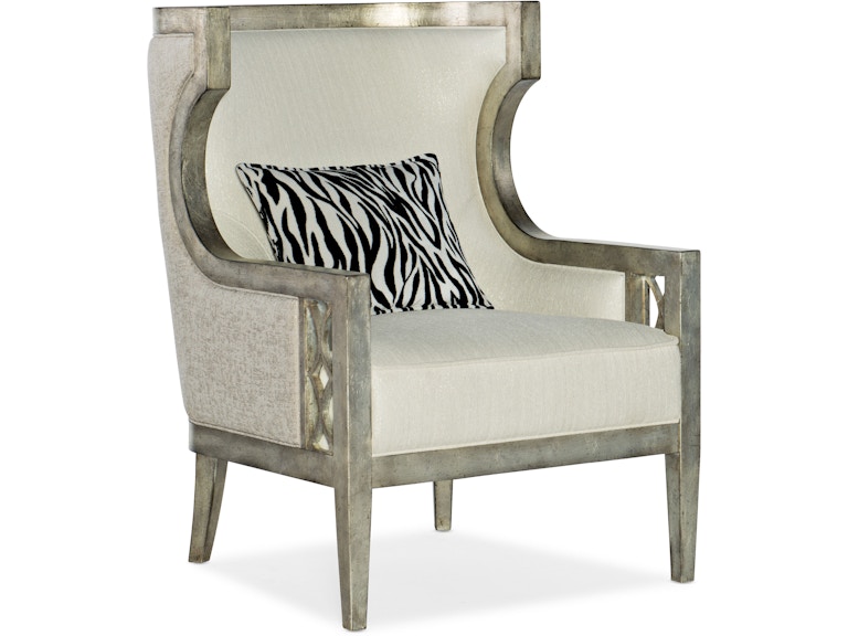Hooker Furniture Living Room Sanctuary Debutant Wing Chair 5875-52005-95 at Norwood Furniture