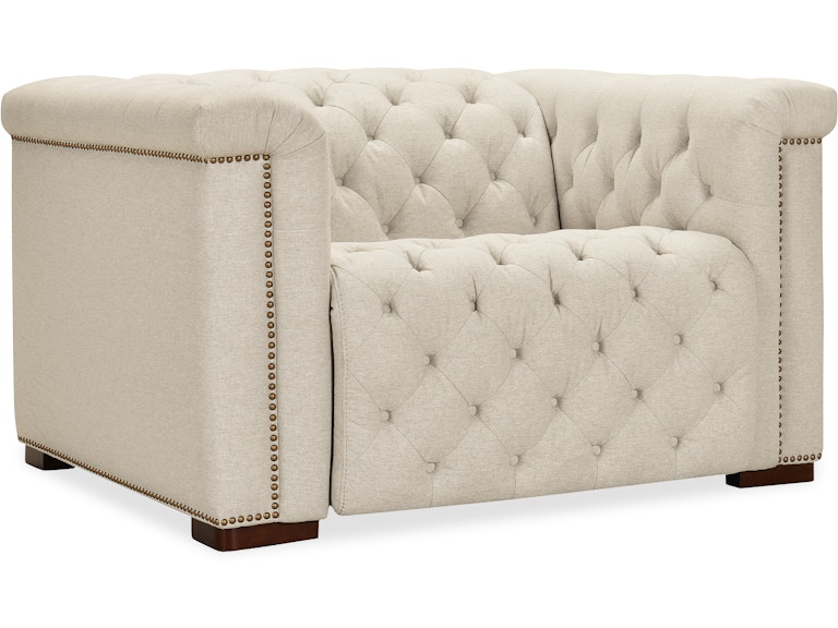 Hooker Furniture Living Room Savion Deux Power Recliner with Power Headrest SS435-PH1-414 at Norwood Furniture