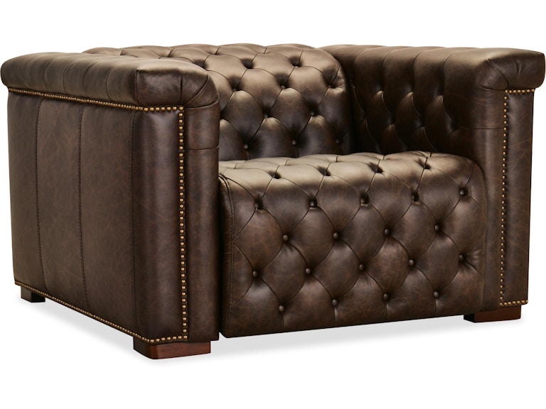 Hooker Furniture Living Room Savion Deux Power Recliner with Power Headrest SS435-PH1-089 at Norwood Furniture