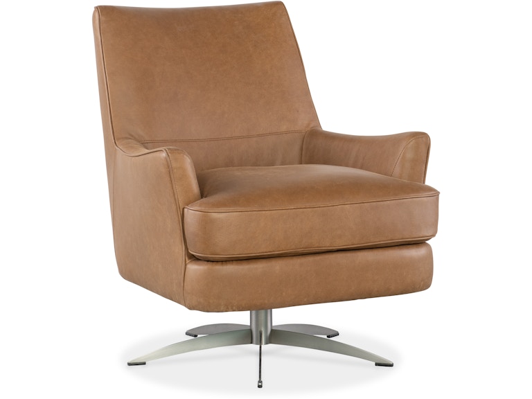 Hooker Furniture Living Room Sheridan Swivel Chair CC715-SW-080 at Norwood Furniture