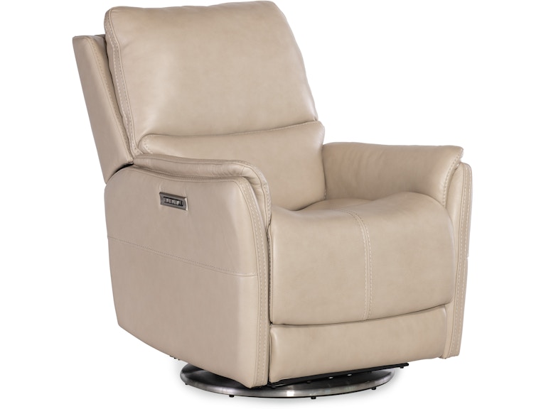 Hooker Furniture Living Room Soiree Zero Gravity Swivel w/PWR Headrest and Lumbar RC607-PHSZL-070 at Norwood Furniture