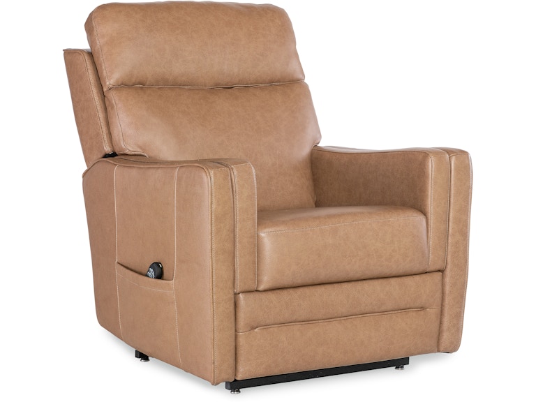 Hooker Furniture Living Room Thyme Power Recliner w/ PWR Headrest Lumbar and Lift RC605-PHLL4-080 at Norwood Furniture