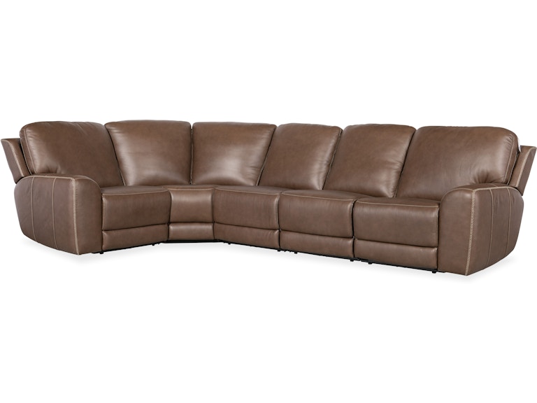 Hooker Furniture Living Room Torres 5 Piece Sectional SS640-5PC2-088 at Norwood Furniture
