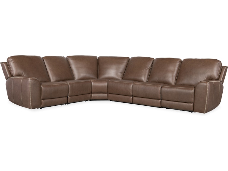 Hooker Furniture Living Room Torres 6 Piece Sectional SS640-6PC3-088 at Norwood Furniture