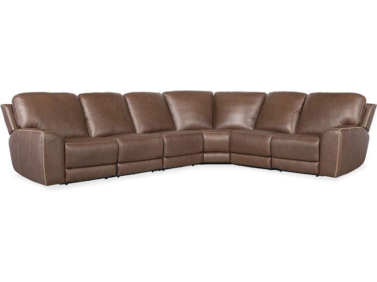 Hooker Furniture Living Room Torres 6 Piece Sectional SS640-6PC4-088 at Norwood Furniture