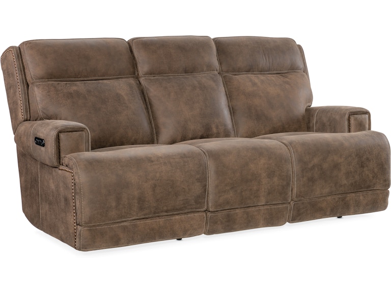 Hooker Furniture Living Room Wheeler Power Sofa with Power Headrest SS762-PHZ3-085 at Norwood Furniture