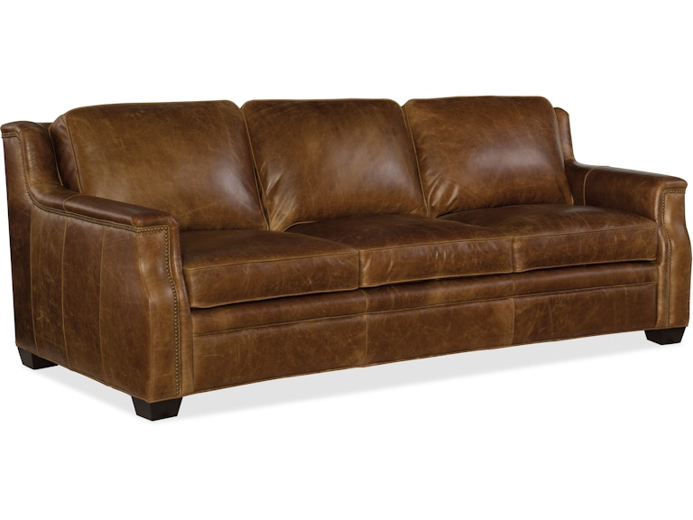 Hooker Furniture Living Room Yates Stationary Sofa SS519-03-087 at Norwood Furniture