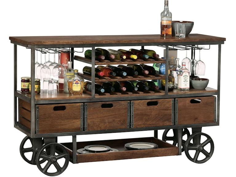 Howard Miller Bar and Game Room Budge Wine and Bar Cart 695324 at Norwood Furniture